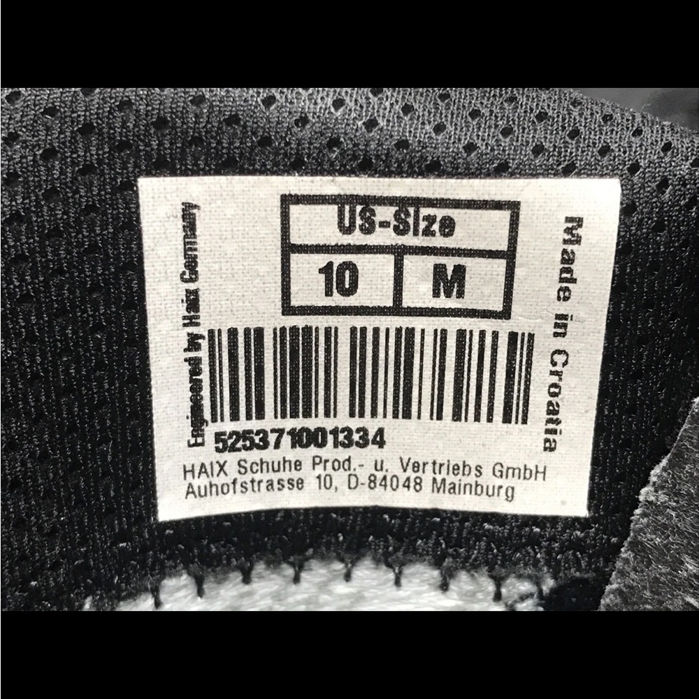 No Inserts Haix Black Eagle Tactical 2.0 GTX Men's Boots Side Zip Black Size 10M - Picture 15 of 16
